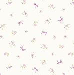 梦幻花卉小鹿图案背景