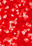 红色心形碎片背景图