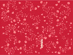 红色雪花纹理背景图案