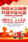 社区消防安全海报