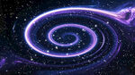 梦幻紫色星空旋涡