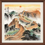 中国长城画