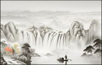 水墨山水画