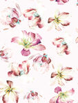 水彩风粉色花卉图案背景