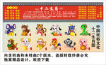 十二生肖海报展板挂画宣传文化墙