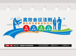 会议法则文化墙