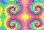 绚丽多彩螺旋抽象图案