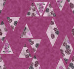 紫色几何花卉图案纹理