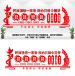 民族团结文化墙