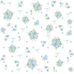 蓝白碎花图案背景纹理