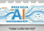 AI科技公司文化墙
