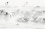 意境水墨山水