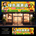 水果店门头招牌