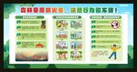 森林草原防火知识宣传栏