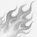 火焰圆点激光镂空图案