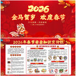 2026年春节安全展板