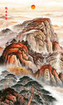 五岳独尊泰山装饰画