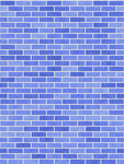 蓝色砖墙