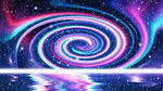 炫彩漩涡星空