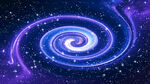 蓝色宇宙星空漩涡