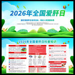全国爱肝日宣传栏