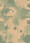 星星图案的复古风布料