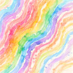 梦幻多彩水彩波浪纹理背景