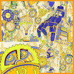 抽象艺术风格的多彩图案