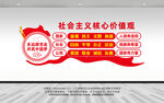 社会主义核心价值观文化墙