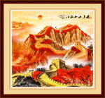 超大高清金色长城