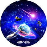 梦幻宇宙中的地球与飞行器