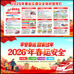 2026年春运宣传栏