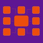 橙色方块连接结构图