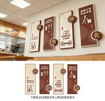 食堂展板
