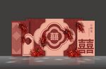 中式婚礼喜庆装饰效果图