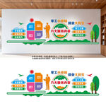 零工市场文化墙