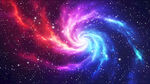 绚丽星空星云漩涡