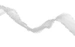 白色波浪线条纹理图案