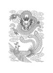 龙凤呈祥传统图案