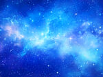 蓝色星空背景