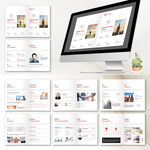 商务风画册设计模板