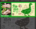 鹅肉海报分割图 