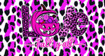 粉色豹纹