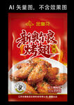 香辣美味鸡翅海报