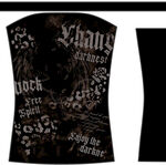 个性摇滚风无袖背心图案