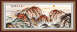 五岳独尊泰山日出装饰画