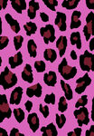 粉色豹纹图案纹理