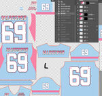 运动服饰设计稿展示