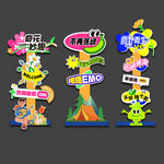 春天立牌指示牌异形牌