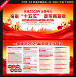 2026年全国两会展板